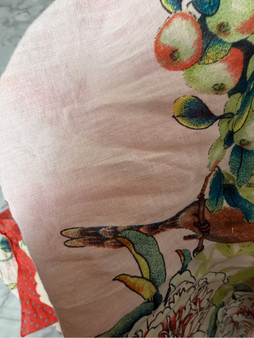 Johnny Was Multicolor Floral Spring Summer Tunic One Size Fits All - Picture 10 of 14